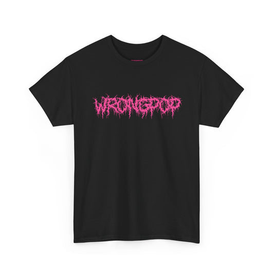 pink logo tee