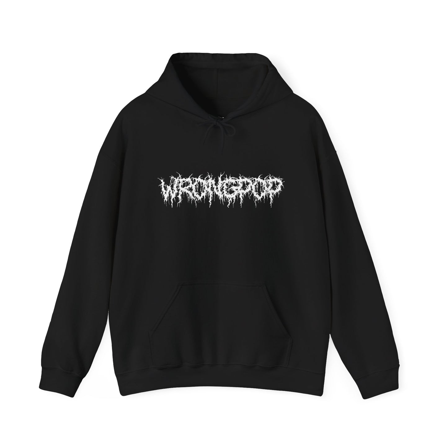 white logo hoodie